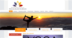 Desktop Screenshot of indianyoga.org